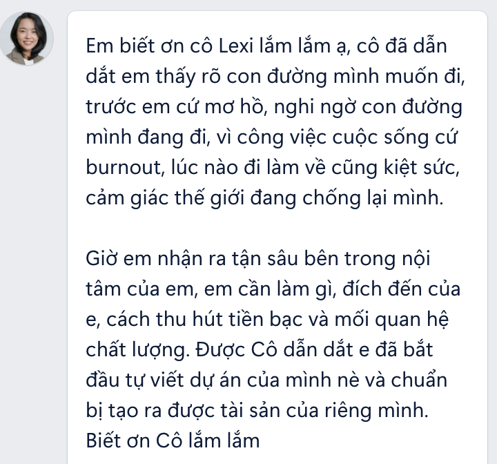 Phản hồi học viên 3